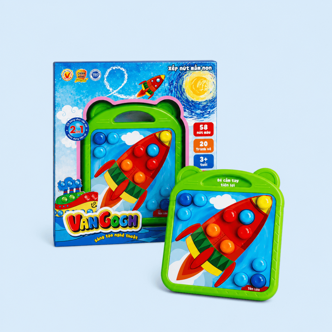 Xếp nút mầm non Vangogh 2 ảnh 2