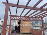 Giàn Hoa Pergola Gỗ Nhựa Composite