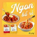 bánh gạo, xốt tương ớt, bột ớt , bột phô mai