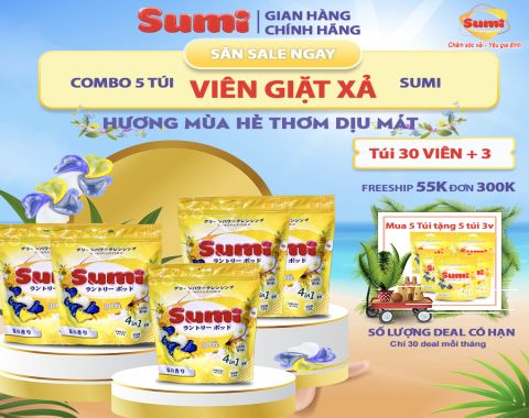 Giặt,nước giặt,mềm vải,Sumi,Diệt khuẩn,giặt xả