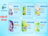 nước giặt, nước rửa chén, nước lau sàn, H'Cleaner
