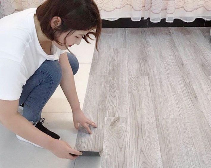 sàn gỗ bóc dán